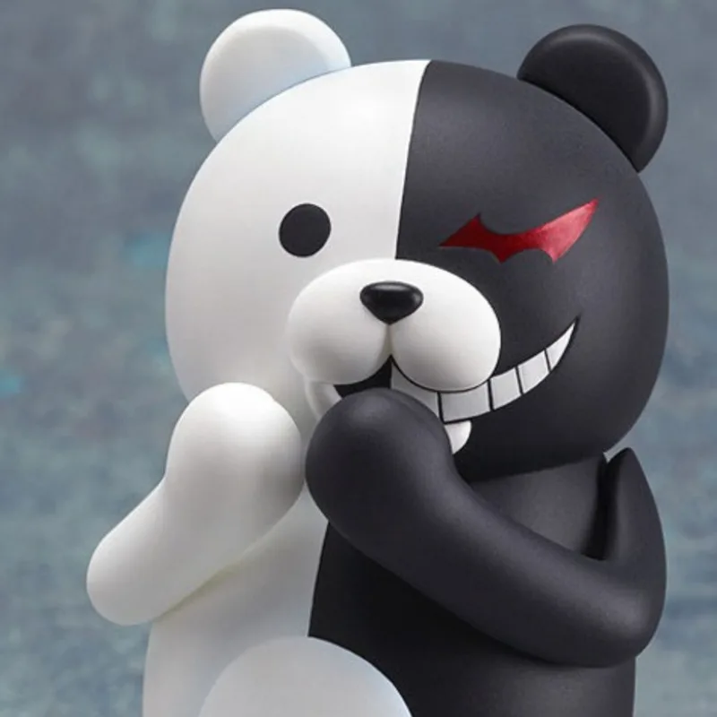 10CM Kawaii Monocuma Žaislas Monokuma Black & White Bear Veiksmų Skaičius, Animacinių filmų Gyvūnų Skaičius Kalėdų Dovanos Vaikams