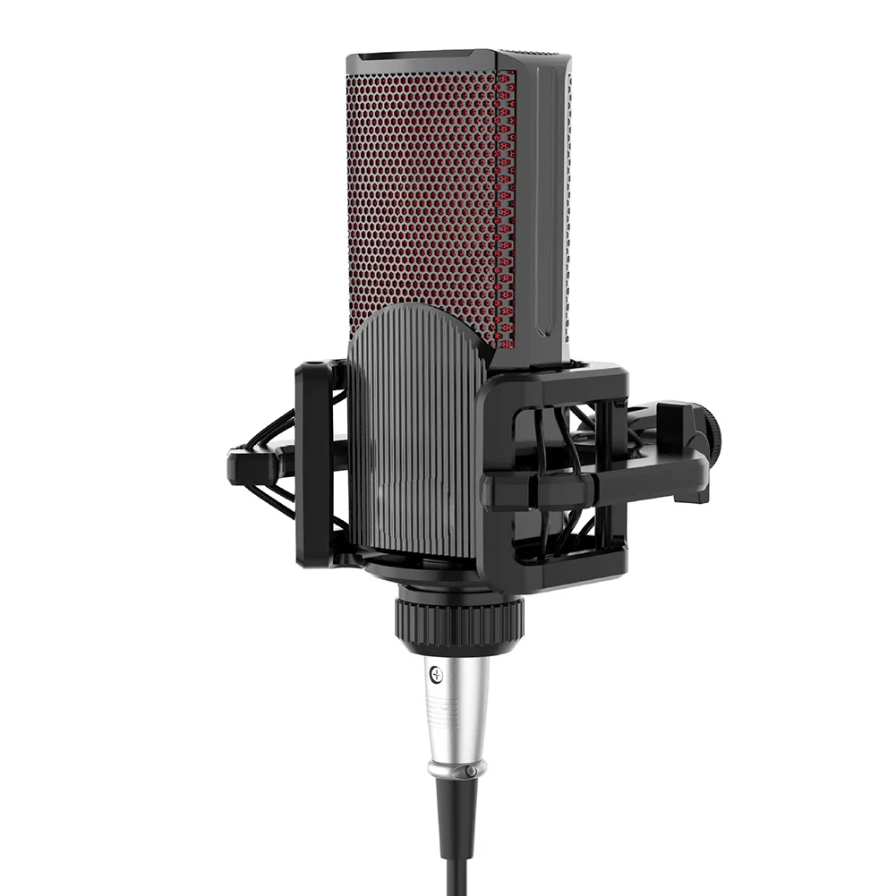 Mikrofonai Plastikiniai Su Filtro Ekrano Transliacijos Tvirtas Universalus Įrašymo Studijoje Lengva Įdiegti Anti Vibracija Shock Mount