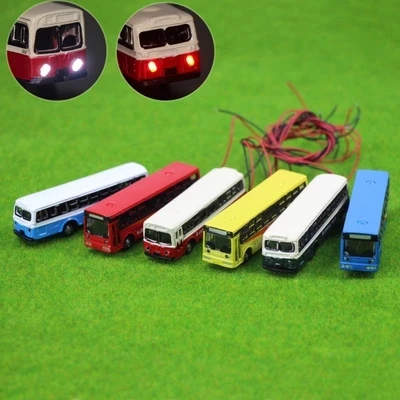N-tier modelis traukinio Led šviesos autobusas 1:15 0 lydinio su Led modelis žaislas autobusų dizainas