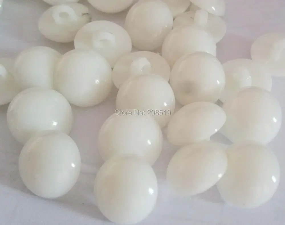 NB0030 Mados mygtukai 15mm/18mm balto plastiko perlų mygtukai 180pcs/daug vaikų drabužių siuvimo priedų