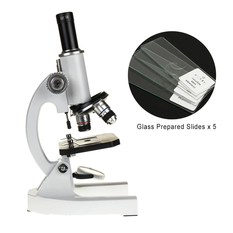 Biologinis Mikroskopas 64X-1600X Studentams Švietimo Mokslo Laboratorijoje Mikroskopu