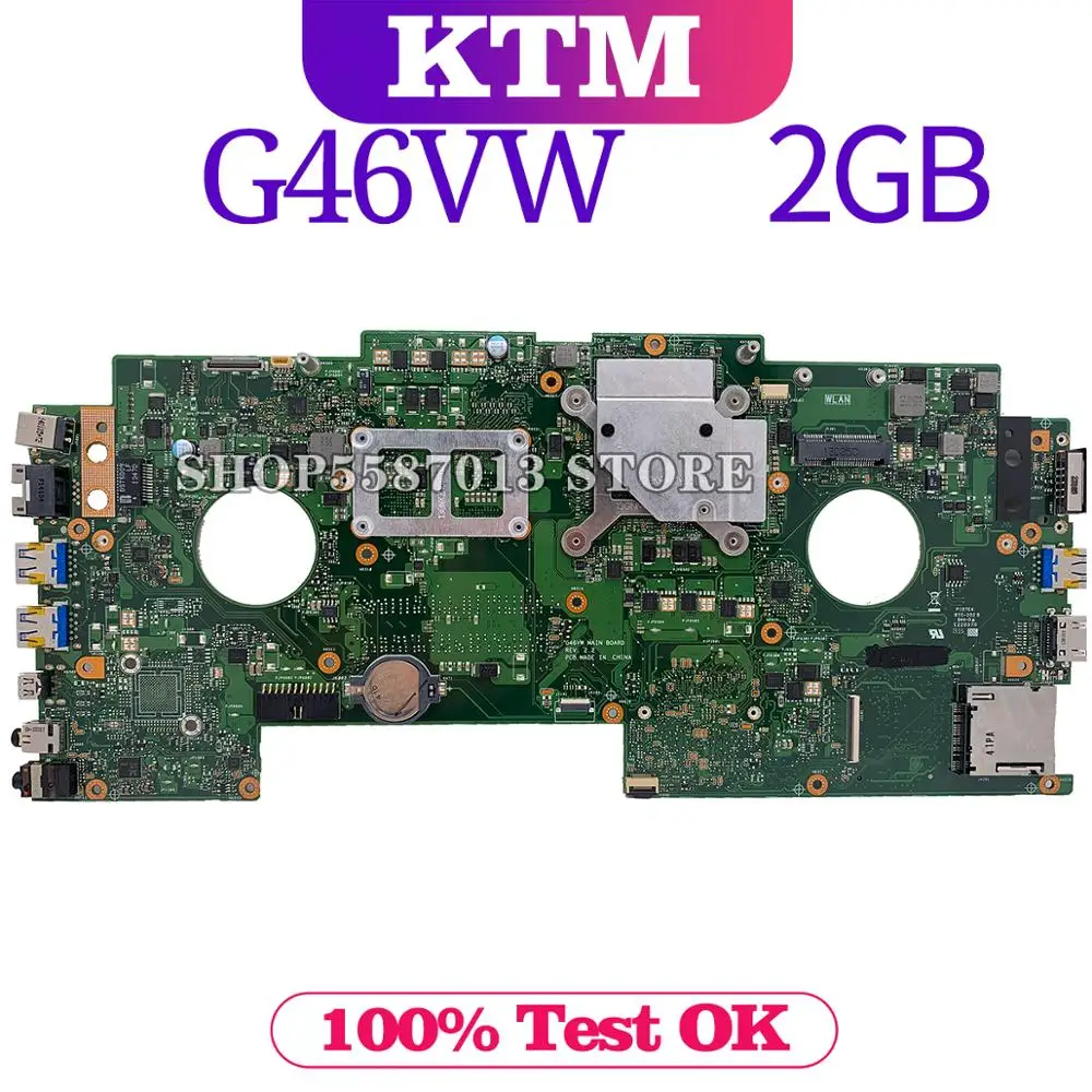 G46V už ASUS G46VW nešiojamas plokštė G46VR mainboard bandymo GERAI GTX660M/2GB