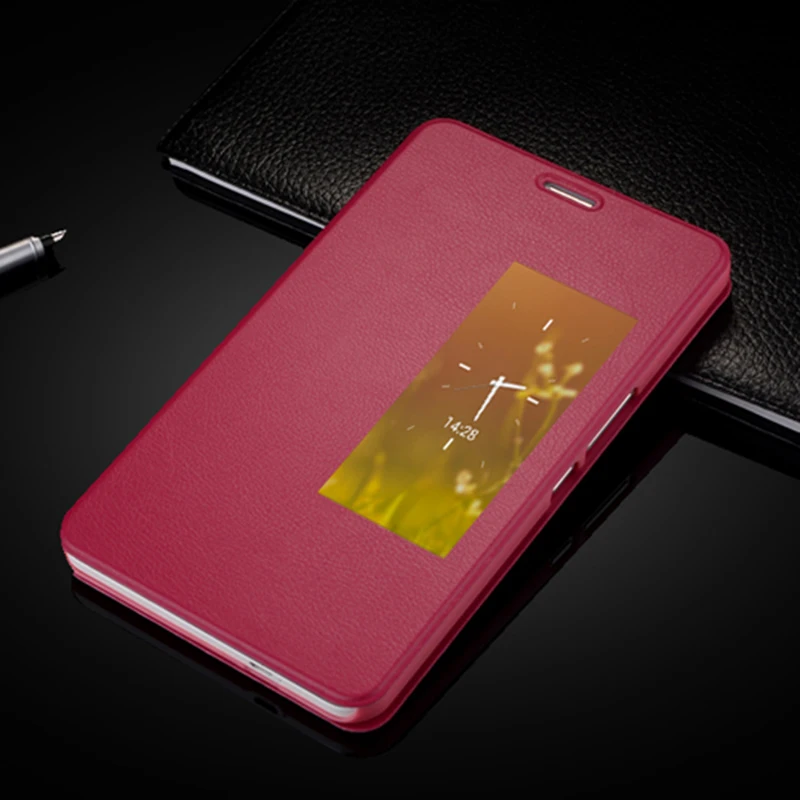 Pažangi Miego pabusti Flip case For Huawei honor X2 MediaPad X2 Flip cover Pu odos padengti smart langą 7.0