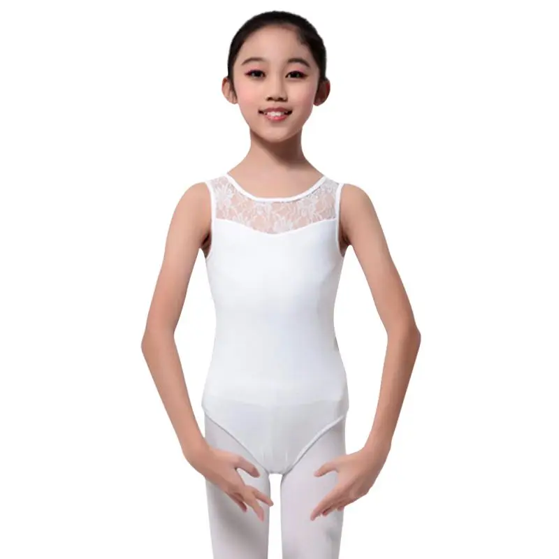 Nauja Vaikų Mergaičių Šokio Baleto Tutu Suknelė, Kostiumas Rankovių Nėrinių Gimnastika Leotard Čiuožimo Ruožas Bodysuit Dancewear Baleto