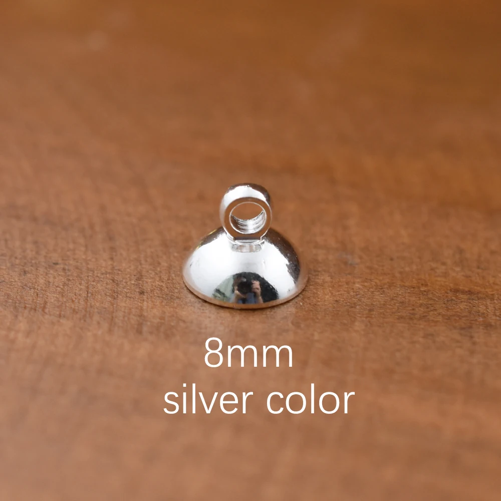 50pieces 8mm bronza / sidabro / aukso spalvos pasirinkti bžūp pakabukas jungtis granulių bžūp papuošalai aksesuaras