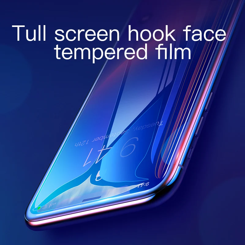 Baseus 0,3 mm Screen Protector, iPhone Xs Max Xr X S Xsmax 3D Padengti Grūdinto Stiklo Apsauginė Stiklo Plėvelė iPhoneXs iPhoneX