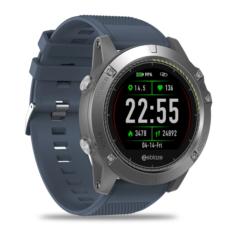Zeblaze VIBE 3 HR IPS Spalvotas Ekranas Sportas Smartwatch Širdies ritmo Monitorius IP67 atsparus Vandeniui Smart Watch Vyrai, Skirtų 
