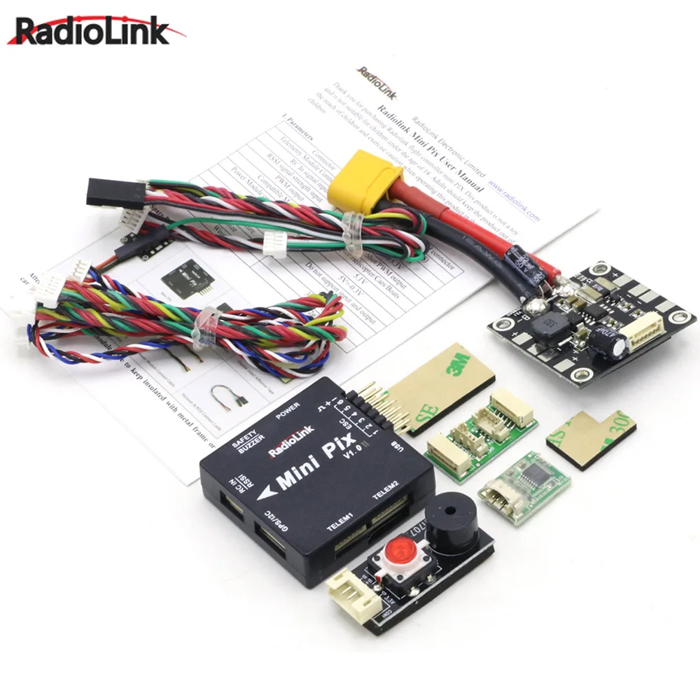 Radiolink Mini PIX ir M8N GPS Skrydžio Valdiklis su Ultragarso Jutiklis Su04/Mini OSD už Pixhawk RC Drone