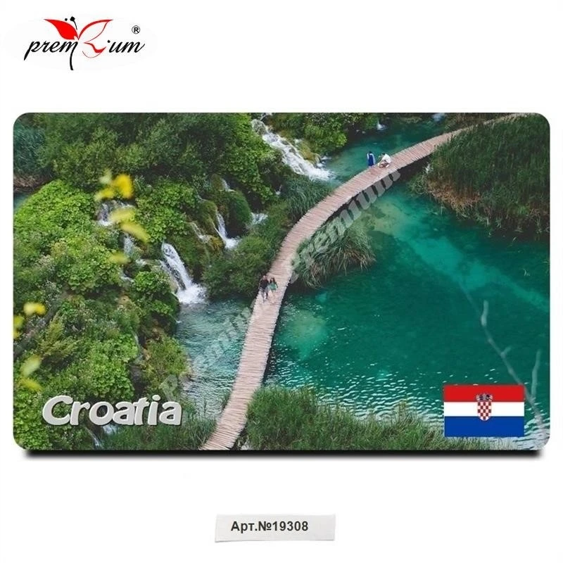 Šaldytuvas magnetas suvenyrų Kroatija турестический