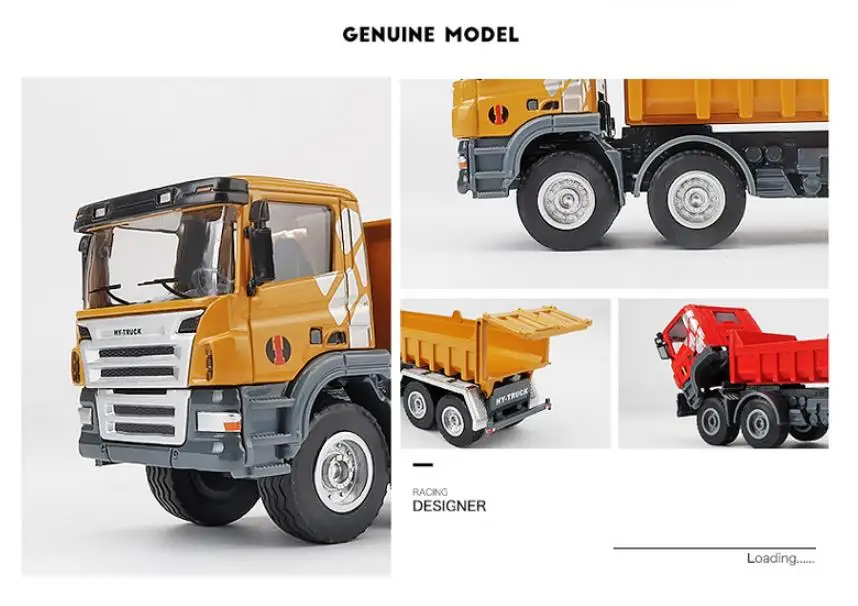Karšto pardavimui, 1:50 lydinio sunkvežimis savivartis modelis,svetainės savivartis transporto automobilio modelį,didmeninė prekyba žaislais,nemokamas pristatymas