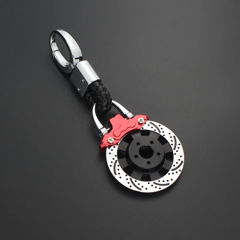 Automobilių Keychain MOTO Raktų Žiedas raktams, Metalo Ratų Stabdžių Diskų Raktų Žiedas Turėtojas Auto Keyrings Motociklo Key Chain Automobilių Pakabukas