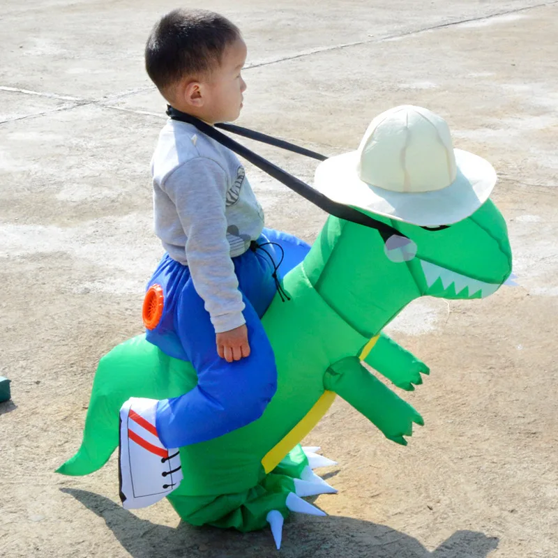 Pripučiami kūdikių Dinozaurai Kostiumai Vaikams Arklių Fancy Dress Ball Žaislas Šalies Klubo Veiklos Pripučiami Kostiumai