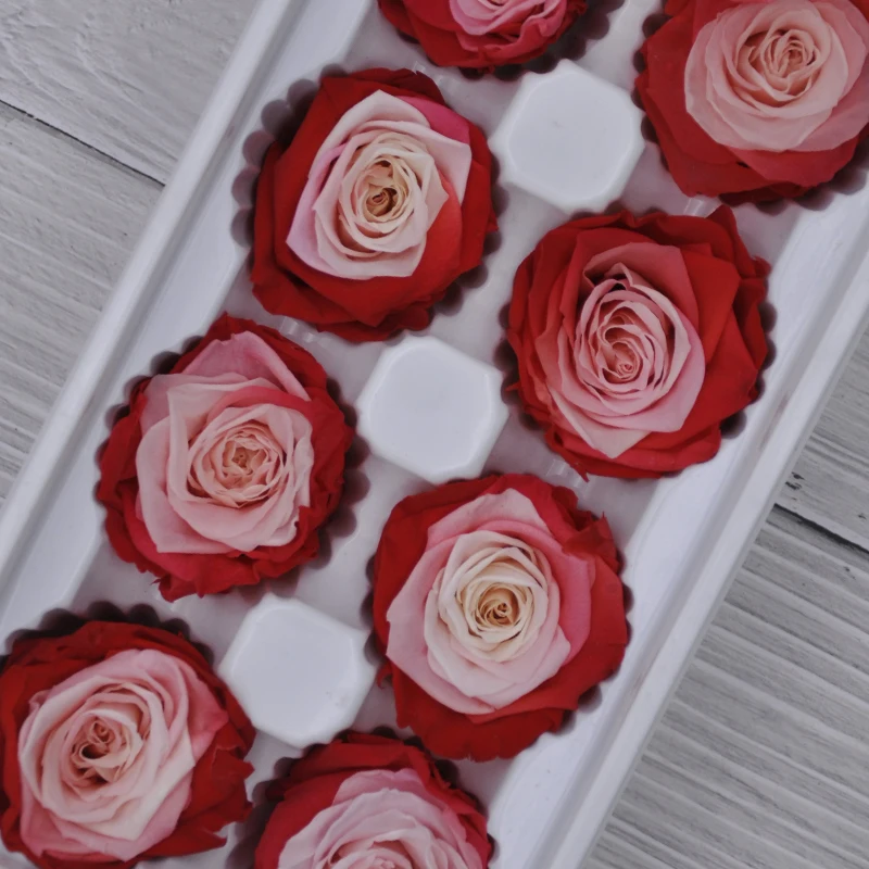 8pcs/box Didelis Pardavimo Cololful Rose Konservuotos Gėlės Nemirtingas Rose Motinos Dieną Vestuvių Amžinąjį Gyvenimą Valentino Dienos Rožių 