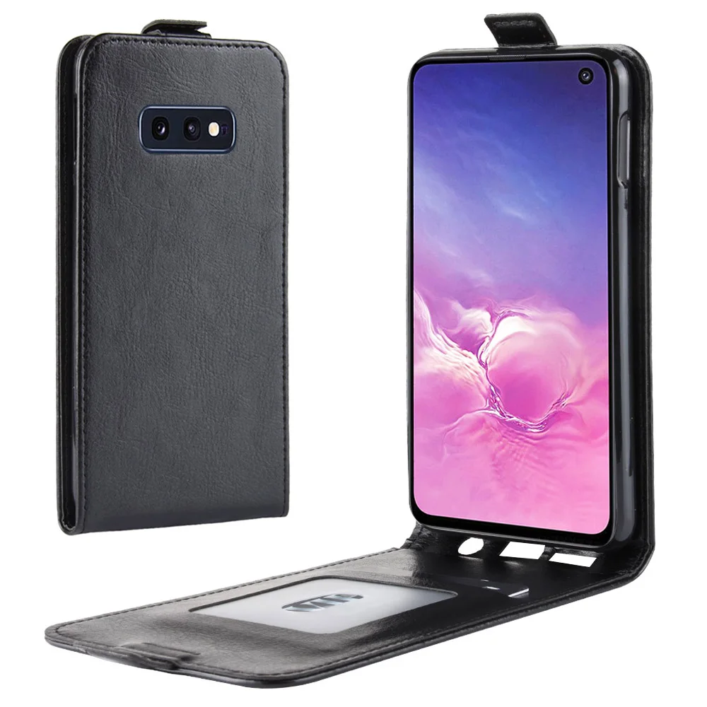 JONSNOW Apversti Odinis dėklas, skirtas Samsung S10 Plius Telefono Dangtelį Galaxy S10 Flip Case for Samsung S10e su Kortelių Lizdai