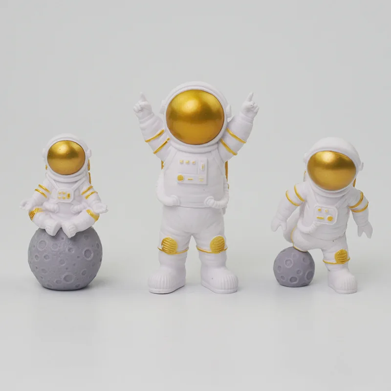 1Set INS Kosmoso Erdvę Astronautas Planetos Dervos Veiksmų Modelio Duomenys Rinkimas gyvenamojo kambario, Apdaila, Namų Dekoro Žaislai, Dovanos