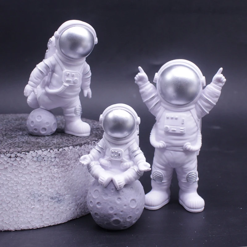 1Set INS Kosmoso Erdvę Astronautas Planetos Dervos Veiksmų Modelio Duomenys Rinkimas gyvenamojo kambario, Apdaila, Namų Dekoro Žaislai, Dovanos
