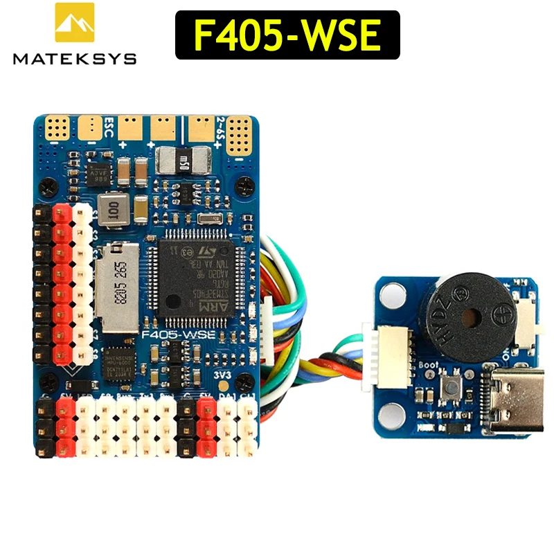 Matek MATEKSYS F405-WSE F405 STM32F405RET6 Skrydžio duomenų Valdytojas Built-in OSD SD Lizdas DPS310 RC Drone F405-PR Atnaujinta versija