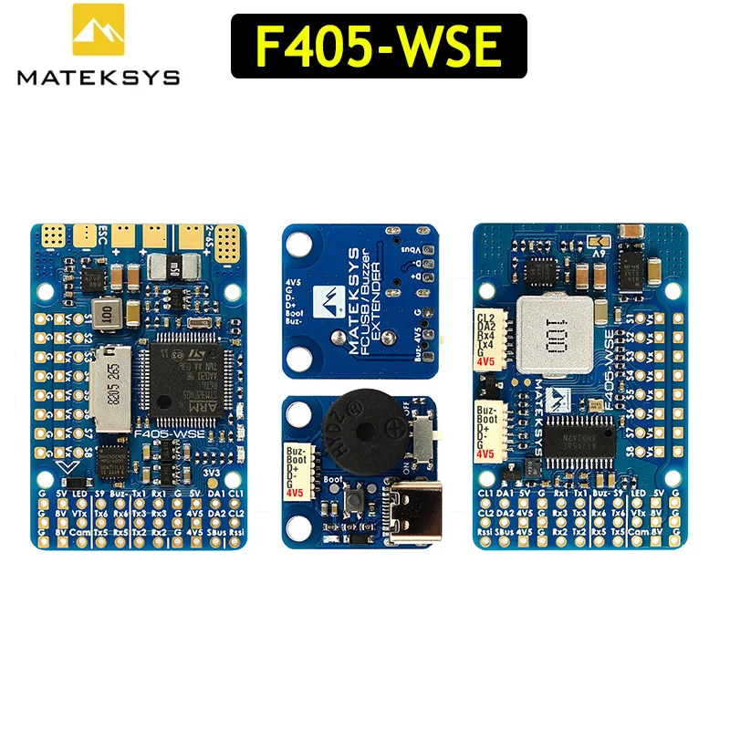 Matek MATEKSYS F405-WSE F405 STM32F405RET6 Skrydžio duomenų Valdytojas Built-in OSD SD Lizdas DPS310 RC Drone F405-PR Atnaujinta versija