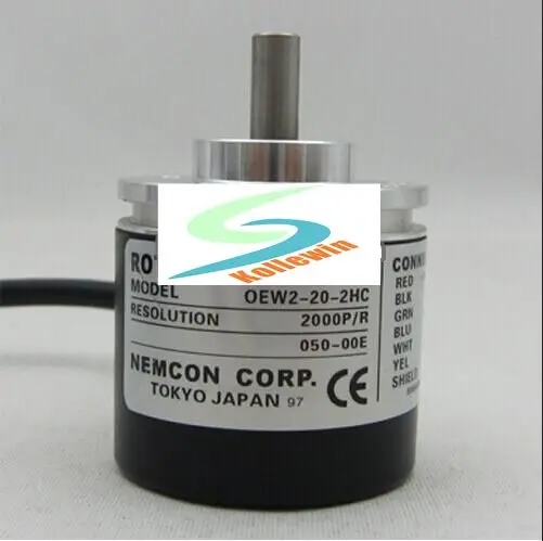 OEW2-20-2HC papildomos encoder / veleno diametras 6mm / 2000P / R pulsas, naujas, dėžutė.