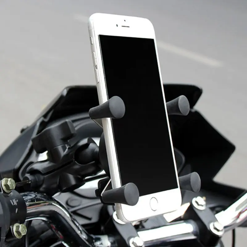 Dviračiu važiuojant šlapia Danga Motociklo Automobilių Mount mobiliųjų Telefonų Turėtojas, USB Kroviklis Mobilaus Telefono