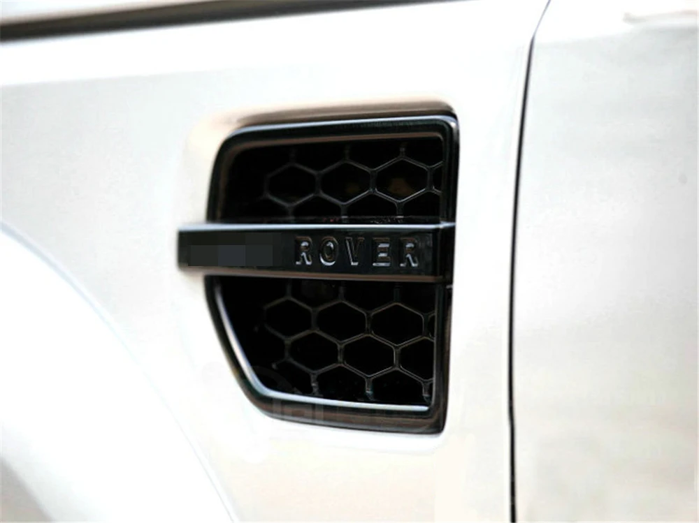 3 Gabalus, Tinka Land Rover - Discovery 4 LR4 2010-metų Automobilio Pakeitimo Priekinės, Šoninės Ventiliacijos Grotelių Akių priekines Groteles - Juodos