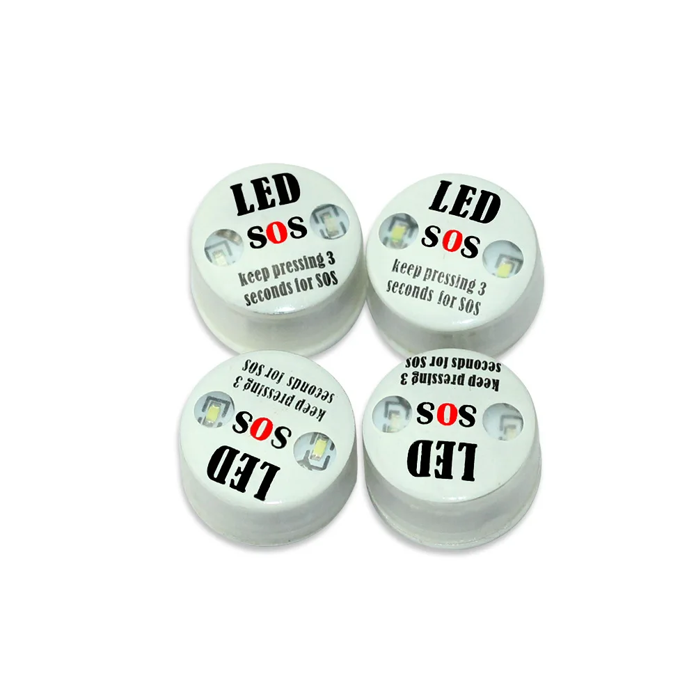2vnt SOS Signalas, Šviesos Baimę, Pirmosios Pagalbos Nešiojamų už Išgyventi Lauko Sporto Namuose Avarinių Gelbėjimo LED Kempingo Žibintas + baterijos