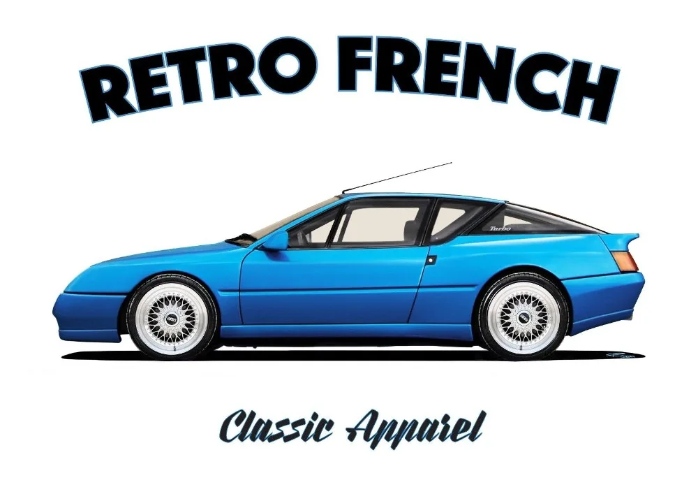 VYRIŠKI Naujas Vasaros Renault Alpine Gta T-Shirt. Retro Prancūzijos. Automobilis. Modifikuotas. Juokinga T Marškinėliai Vyrams Hoodies
