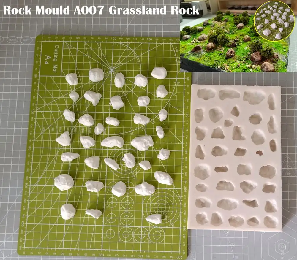 Miniatiūriniai Roko Pelėsių A007 Pievų Rock 