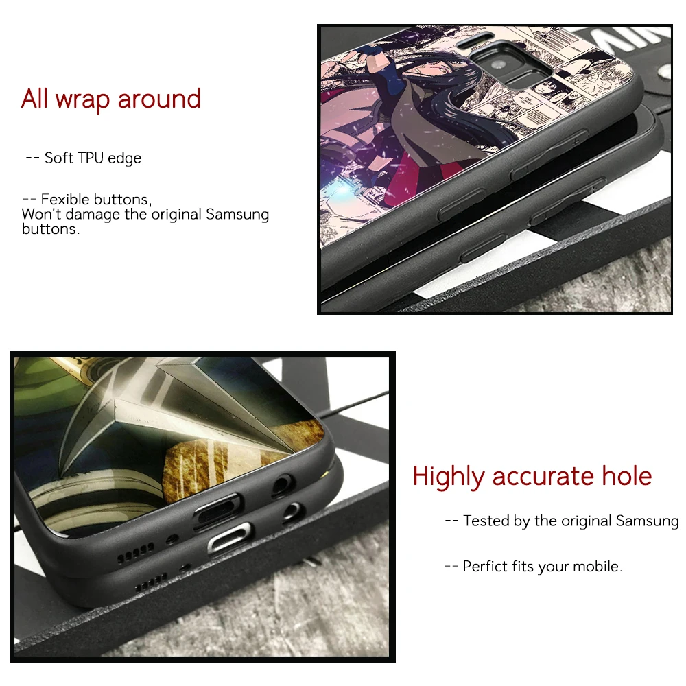 FinderCase Samsung s8 Atveju anime naruto Stiklo gaubtas, skirtas Samsung Galaxy Note 8 9 10 plius S8 S9 Plus S10 s20 s21 plius S10e