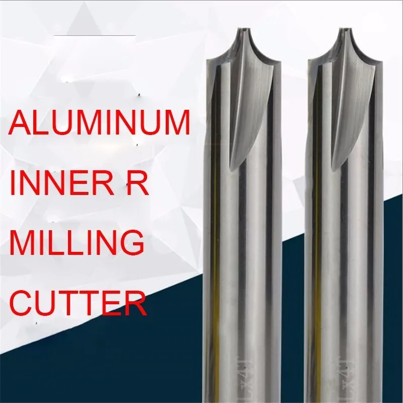 Aliuminio volframo plieno, R-sumažinti karbido pabaiga malūnas 2 krašto CNC apdirbimo centras R0.5R1R1.5R2R3R5R6 Vidinės R frezavimo cutter