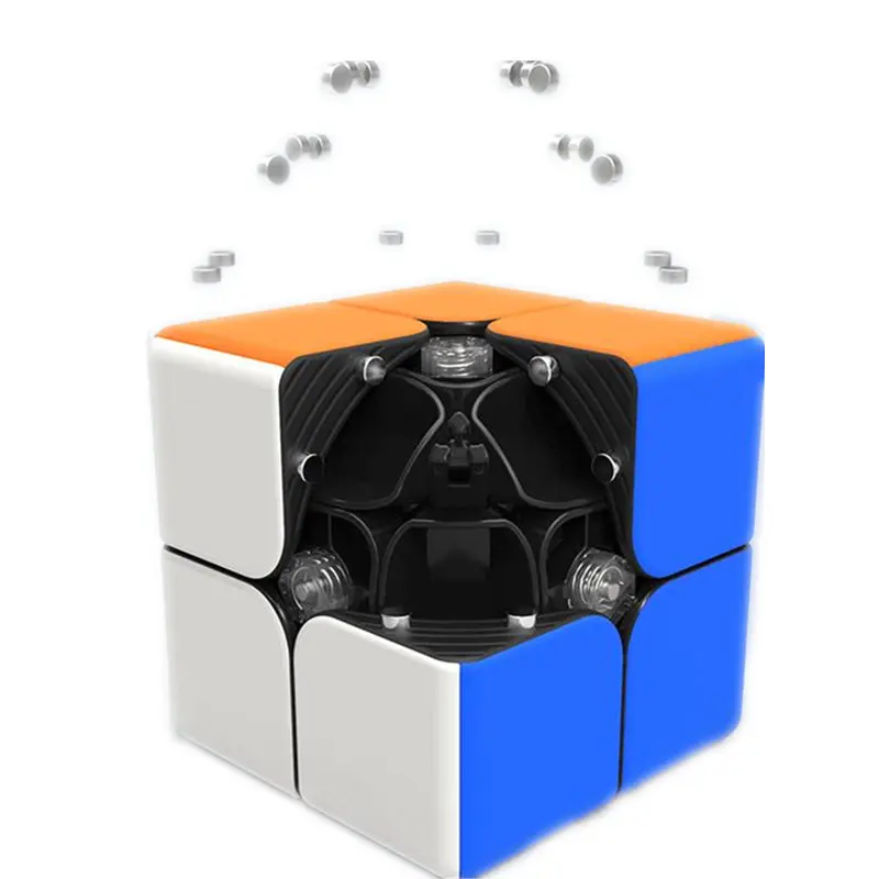 Gan 249 V2 249 V2M Magnetinio Kubo Stickerless Magic Cube 2x2x2 Greičio Įspūdį Konkurencijos Žaislas Cubo WCA Čempionato 2x2 Pagal Magnetai