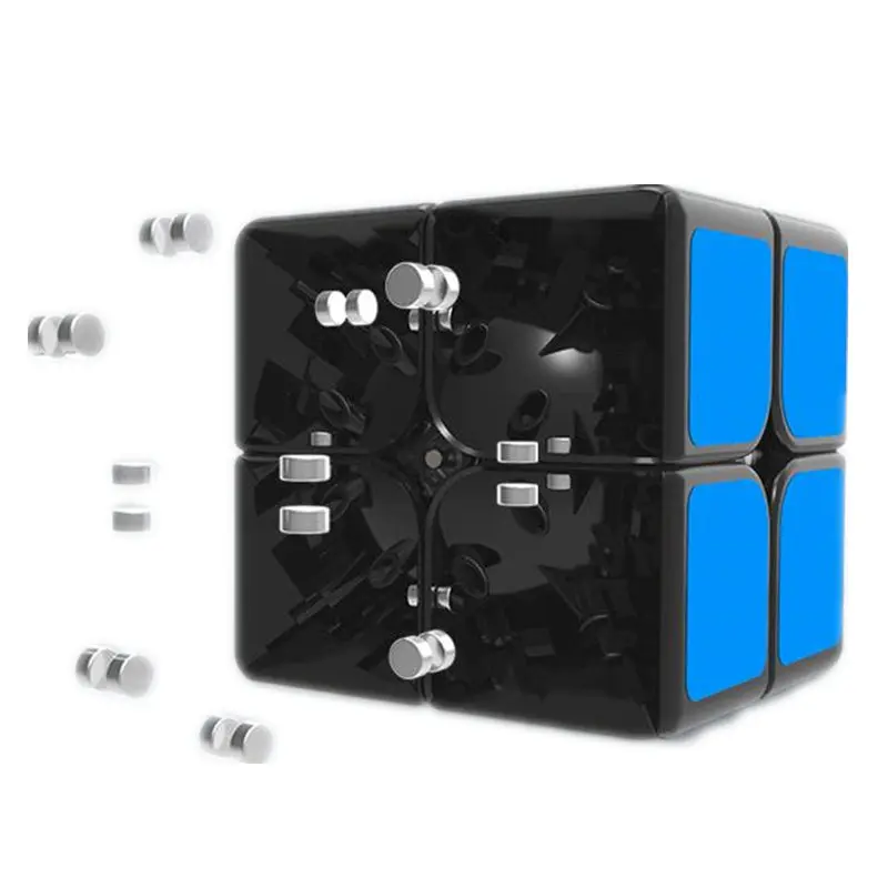 Gan 249 V2 249 V2M Magnetinio Kubo Stickerless Magic Cube 2x2x2 Greičio Įspūdį Konkurencijos Žaislas Cubo WCA Čempionato 2x2 Pagal Magnetai