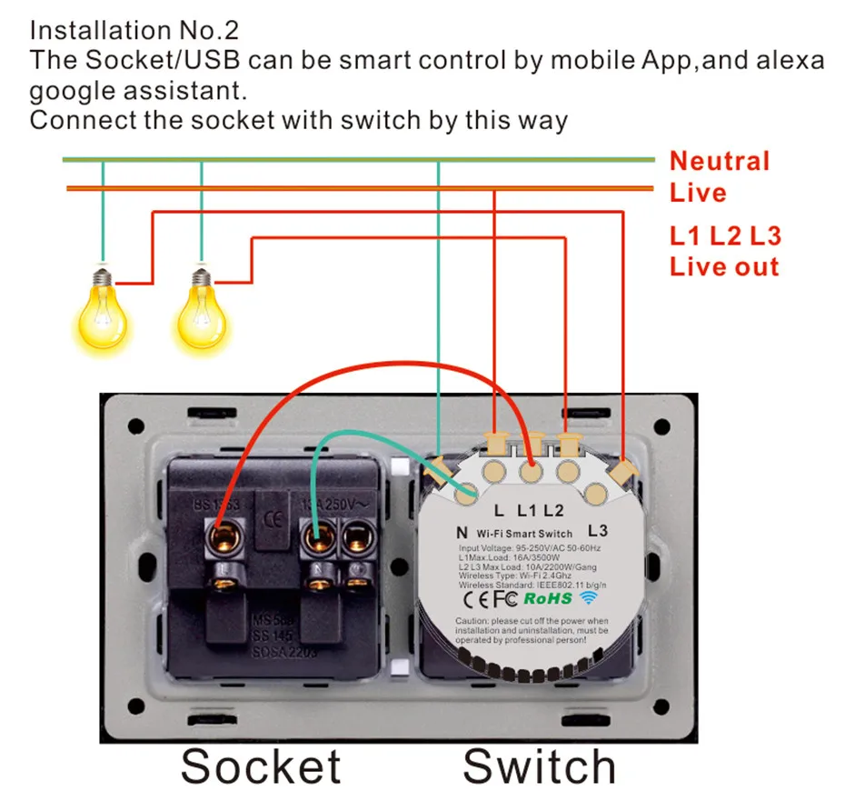 EWelink Smart elektros Lizdą Įjungti UK Kištukas su USB Įkroviklis 220V WiFi Bevielio ryšio Kontrolė Suderinama su Alexa 