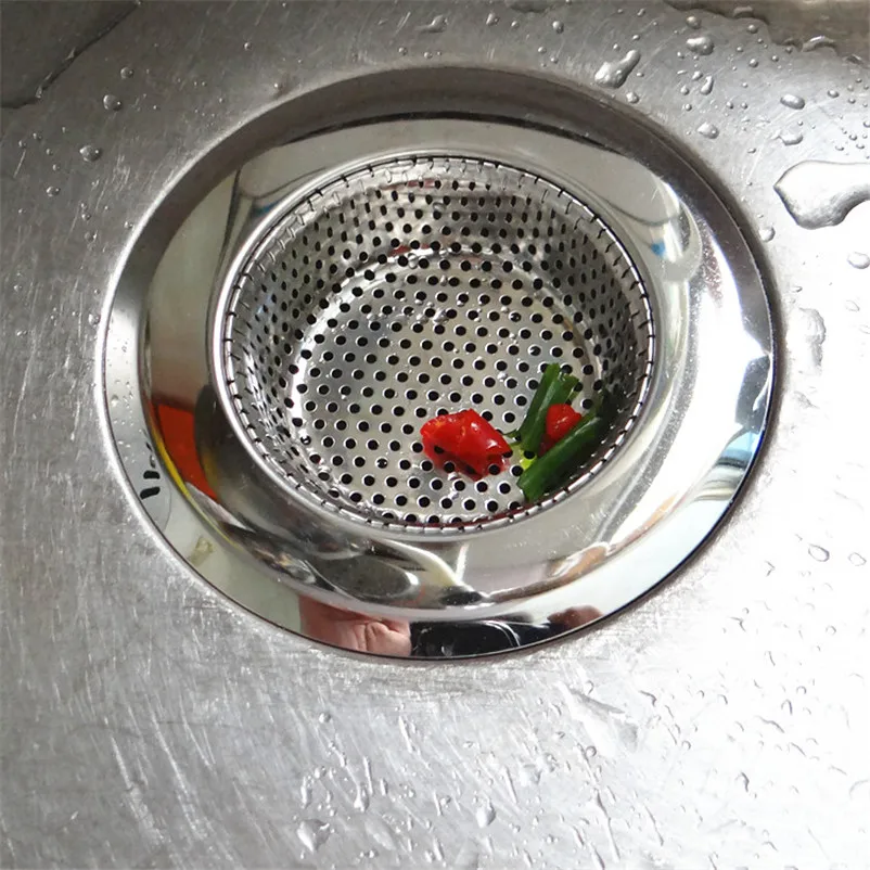 XMT-NAMŲ nerūdijančio plieno kanalizacijos filtras kriaukle sietai vonios nutekėjimo angos virtuvės kriauklė filtrai akių kriaukle kiaurasamtis 1pc