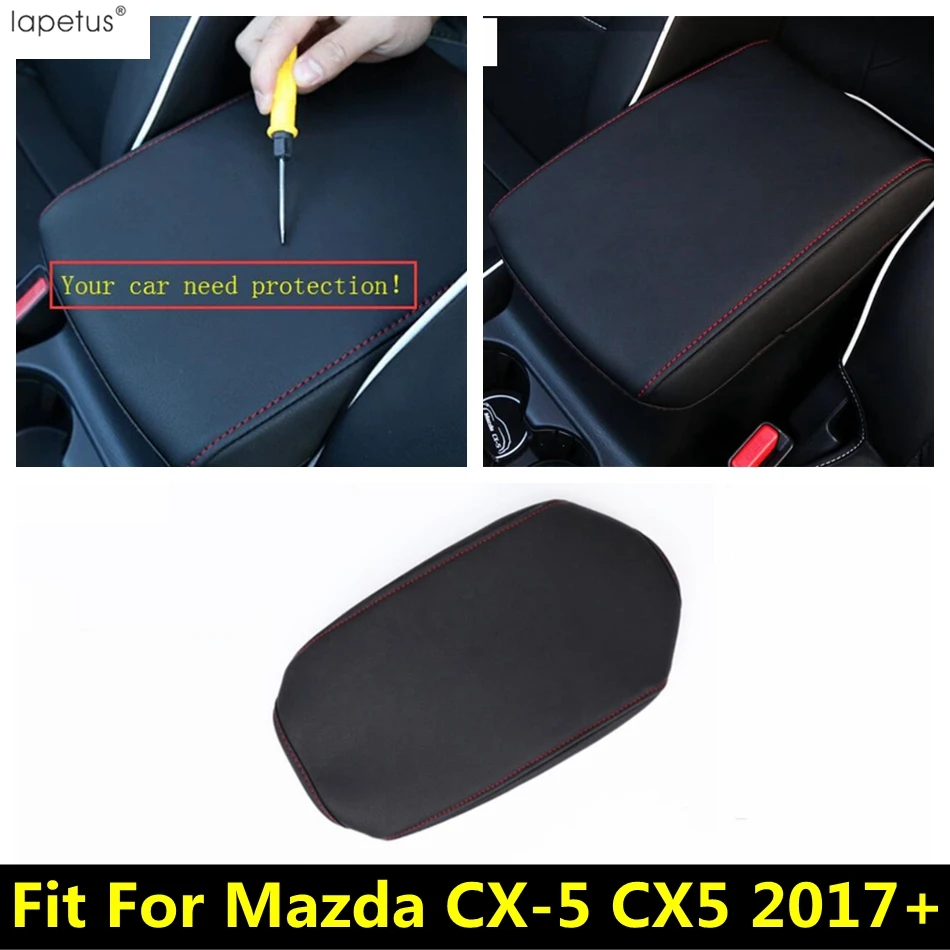 Lapetus Priedai Tinka Mazda CX-5 CX5 2017 - 2020 Porankiu Konsolė Porankis Sėdynės Box Padėklas Liejimo Padengti Rinkinys Apdaila 1 Vnt