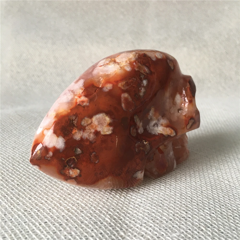 Natūralus vyšnių žiedų agato, kvarco kristalo parduoti Akmenys ir kristalai namo apdaila dekoratyvinis krištolo kaukolių