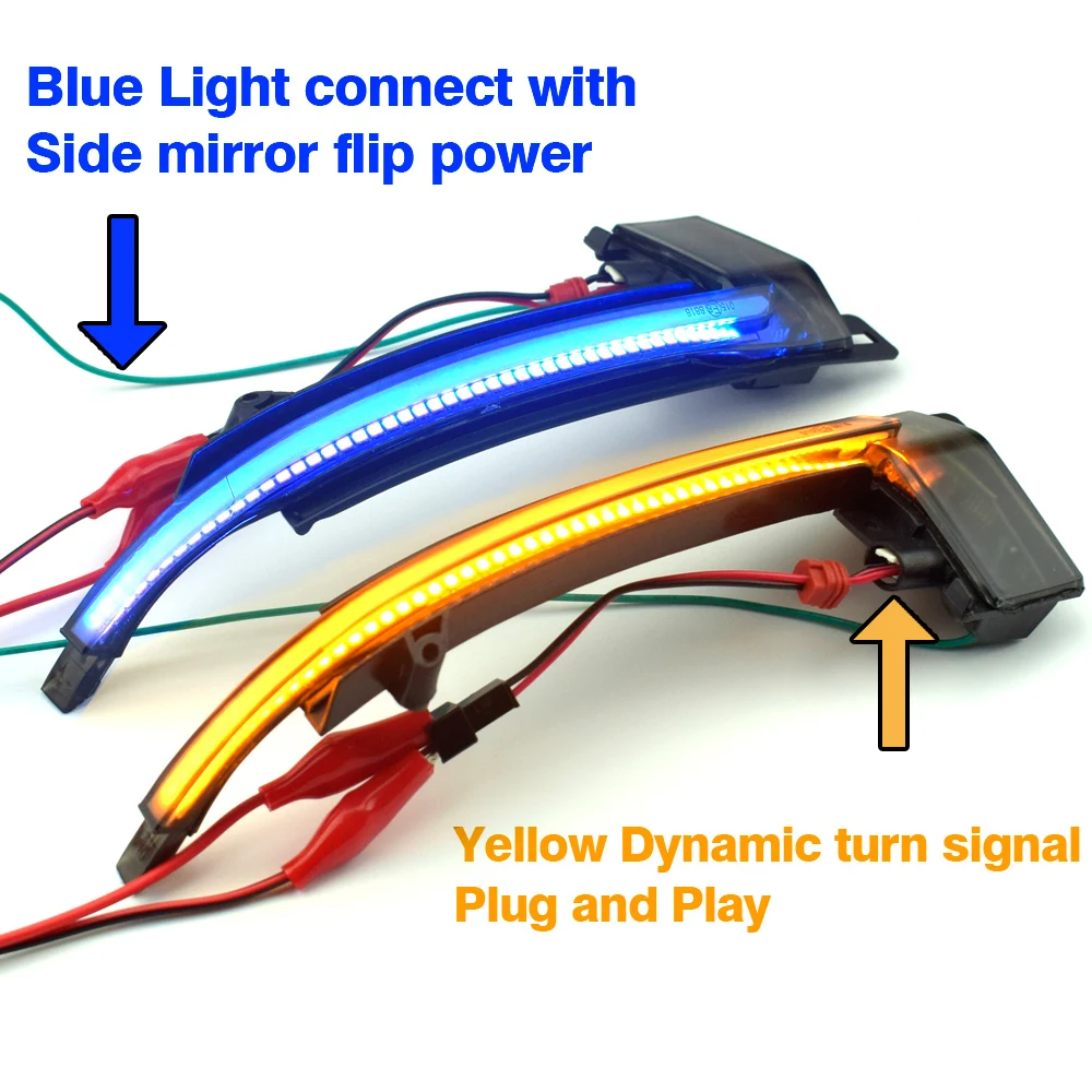 LED čiaupo Vanduo Posūkio Signalo Lemputė Indikatorių Dinaminis Šviesos Signalas Audi A4 A5 B8.5 B8 RS3 A3 8P S5 RS4 A6 Q3 A8 8K