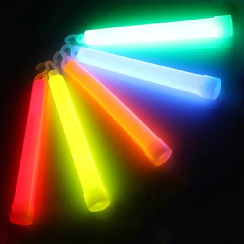 10vnt 6inch Pramoninės Klasės Švyti Lazdos Light Stick Šalies Kempingas Avarinius Žiburius, Glowstick Cheminių Liuminescencinės Žvejybos