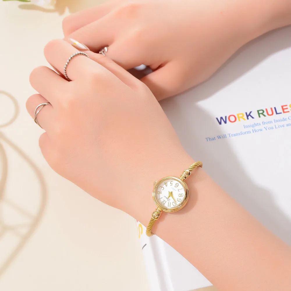 Lvpai Paprastų Moterų Laikrodžiai Maži, Aukso Bangle Apyrankės Prabanga Watche 2018 Mados Prekės Ženklo Romos Dial Šviesą Ponios Laikrodžiai Dovanų