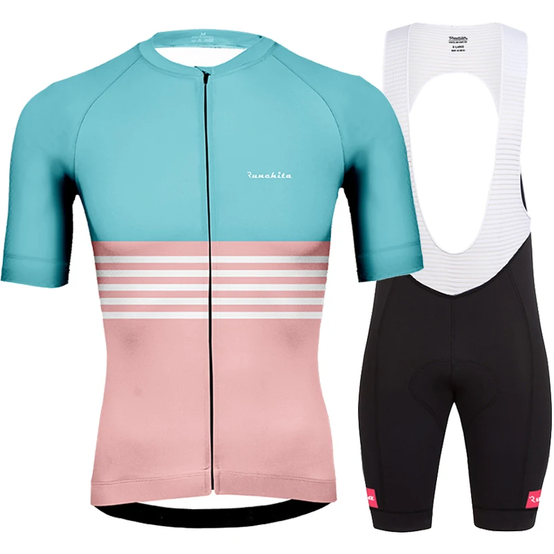 Bretelle ciclismo ropa de hombre, 2019 m. vasarą Runchita eiti pro cycling drabužių rinkiniai vyrams trumpomis rankovėmis dviračių rinkiniai roupa ciclismo