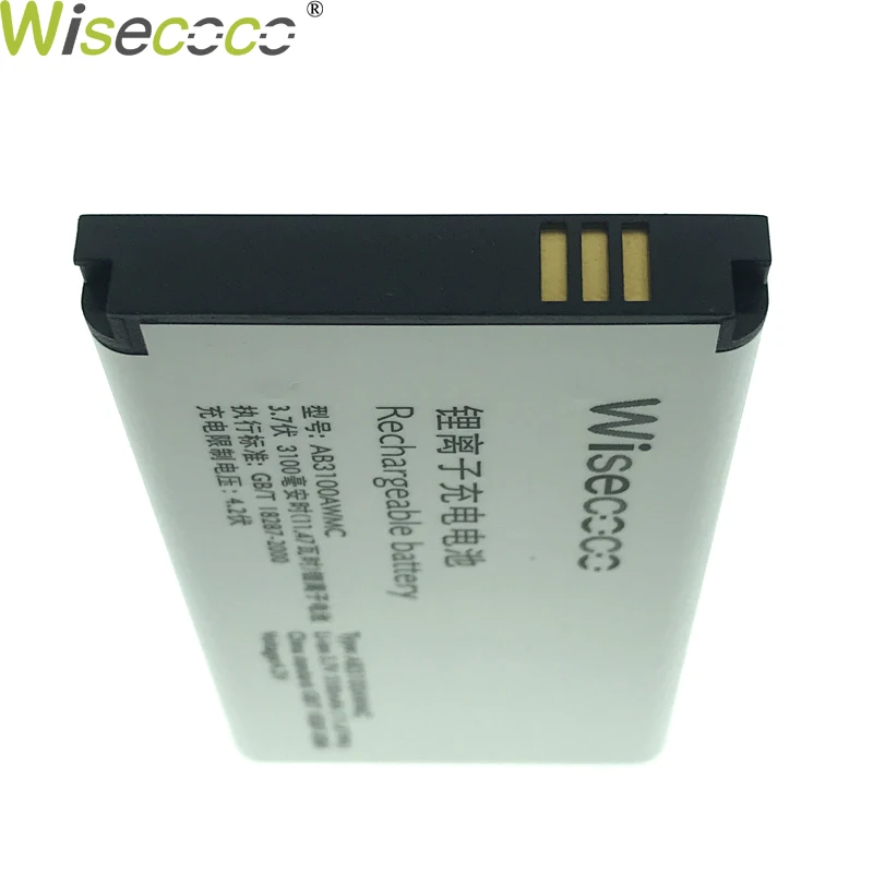WISECOCO Originalus AB3100AWMT AB3100AWMC Baterija PHILIPS Xenium X1560 X5500 CTX5500 CTX1560 Mobiliuoju telefonu+Sekimo Numerį