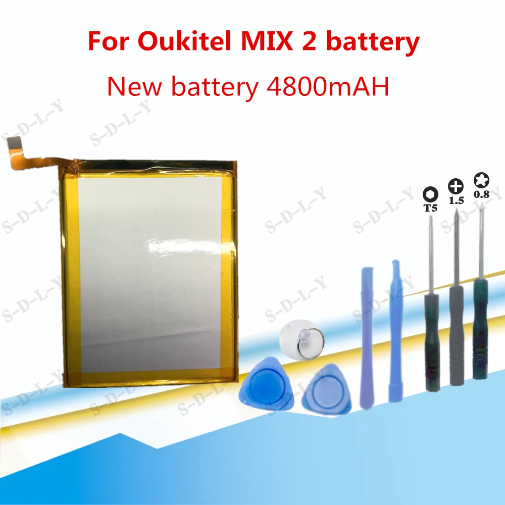 Naujas Aukštos Kokybės 4080mAh OUKITEL MIX2 Baterija OukitelMIX 2 Mobiliojo ryšio Telefonas +Sekimo + Įrankiai