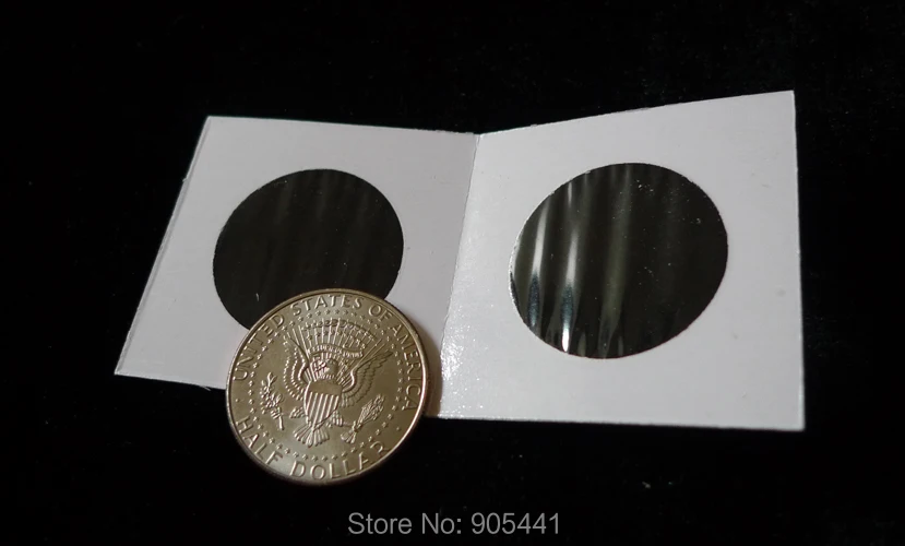 50pcs 2*2 Professional Kartono Mylar Popieriaus Monetos Turėtojų Salto Tiekimą Skersmuo 31,5 mm Monetų Nemokamas Pristatymas