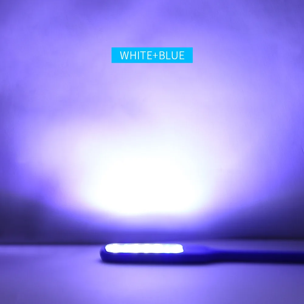 Akvariumo Lempos LED Akvariumo Apšvietimą Aukšto Magnetinio Tvirtinimo Apkaba USB 360 Laipsnių kampu Pasukti Ryškumas 3W Žuvų Bakas Šviesos
