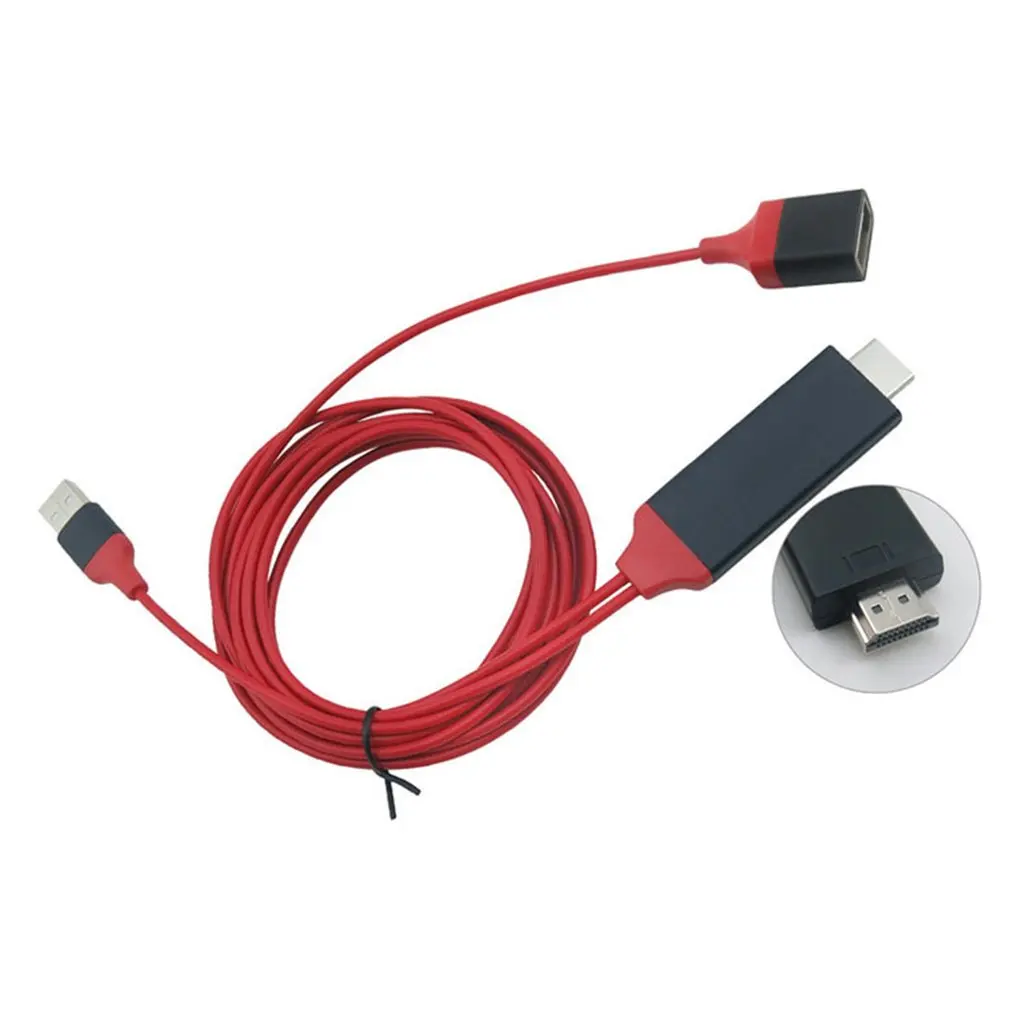 Micro USB į HDMI Kabelis, Adapteris, HDTV TV HDMI Kabelis Samsung Galaxy S6/Edge 