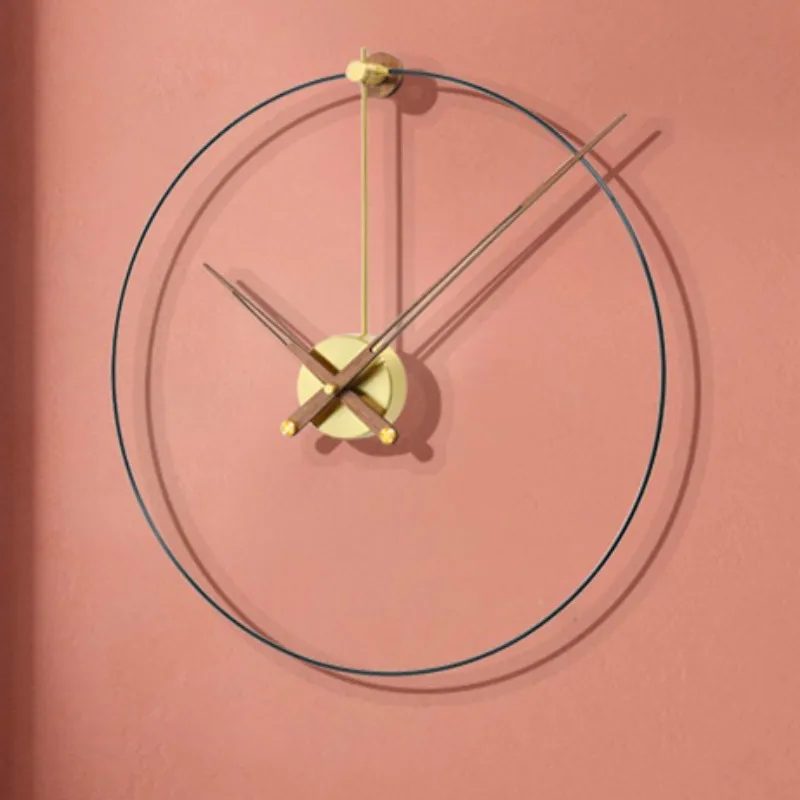 Ispanija Europos Stiliaus Prabangus Sieninis Laikrodis Aukso Šiuolaikinės Kūrybos Sienos Žiūrėti Silent Kambarį Laikrodžiai Sienos, Namų Dekoro Reloj Dovana D032
