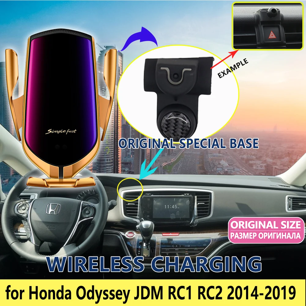 Automobilio, Mobiliojo Telefono Laikiklis, skirtas JDM Honda Odyssey RC1 tik rc2 m. m. 2016 m. 2017 m. 2018 m. 2019 m. Stovas Laikiklis Ventiliacijos Priedus iphone