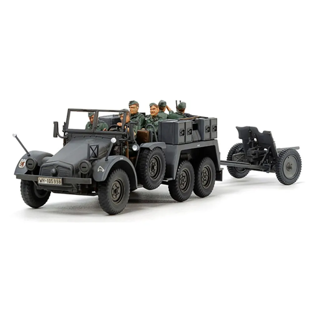 Tamiya 32580 1/48 vokietijos 6x4 Vilkimo Sunkvežimių Kfz 69 3,7 cm Pak Karinės AFV Asamblėjos modelių Kūrimo Rinkiniai oh rc žaislas