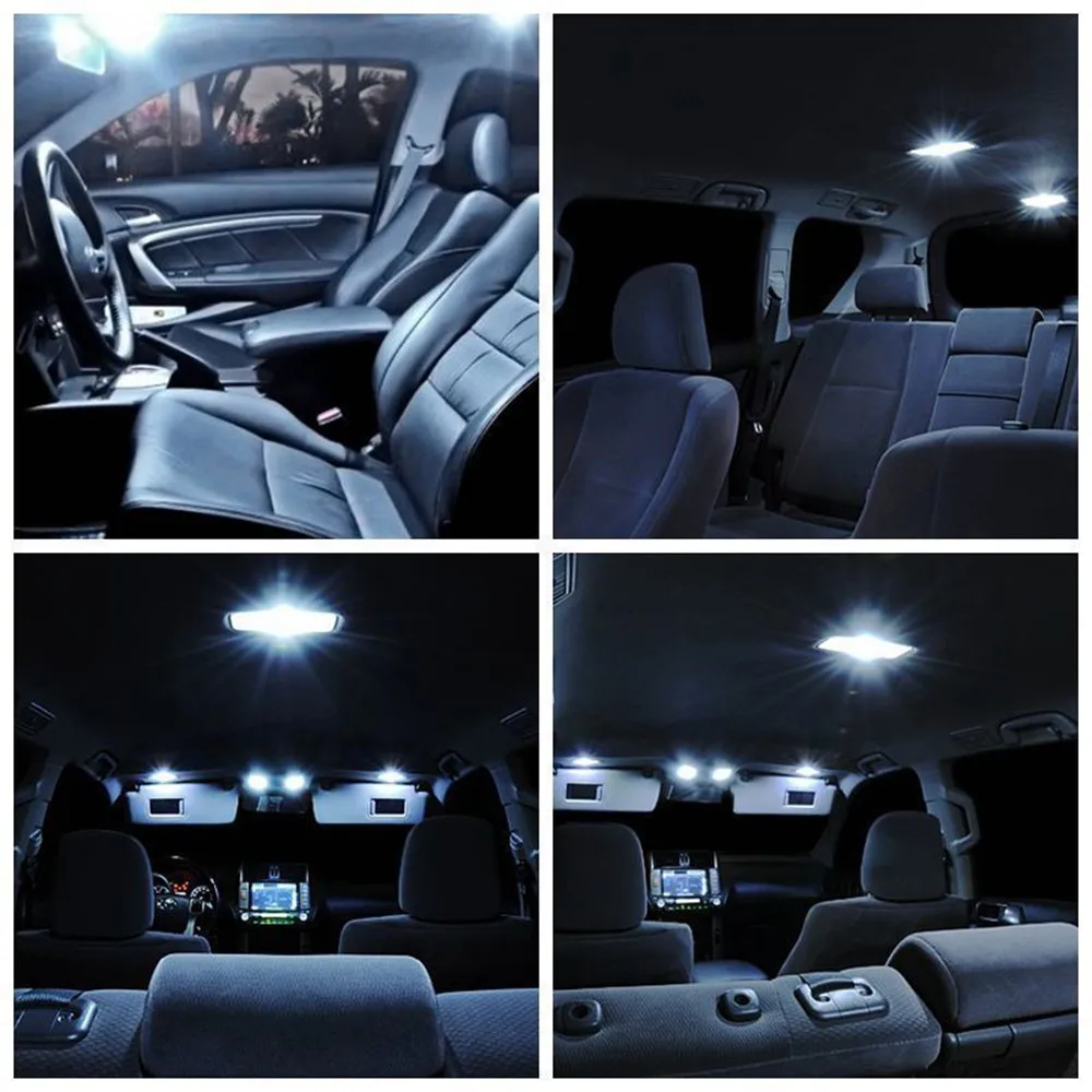 13pcs Canbus Automobilio LED Lemputė Baltos Lemputes Interjero Paketą Rinkinys Už 2011 M. 2012 m. 2013 m Infiniti QX56 Žemėlapis Dome bagažo skyriaus Durų Lempos