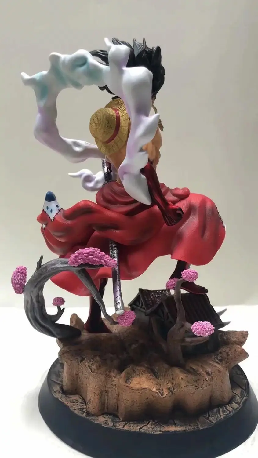 Anime One Piece Wano Luffy Pavara 4 Snakeman GK Statula PVC Veiksmų Skaičius, Kolekcines, Modelis Vienas Gabalas Kimono Luffy Pav Lėlės, Žaislai